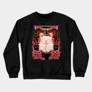 Witch Cat Crewneck Sweatshirt